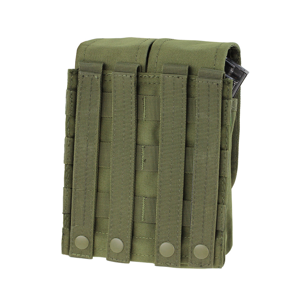 MA6-001 PORTA CARGADOR DOBLE AR/AK VERDE MARCA CONDOR