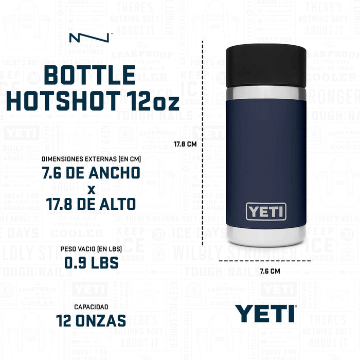 21071050003 TERMO RAMBLER 12oz ACERO MARCA YETI