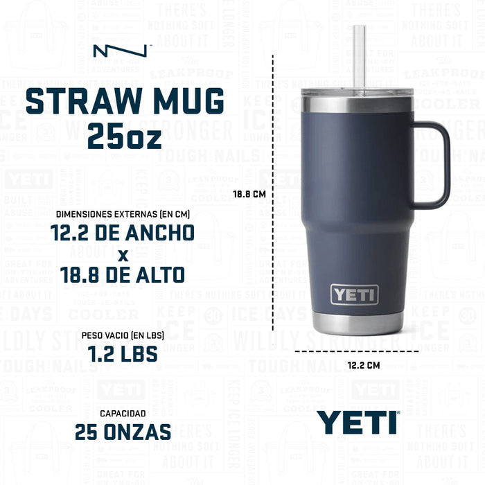 21071503347 TERMO RAMBLER 25oz STRAW MUG SANDSTONE PINK MARCA YETI