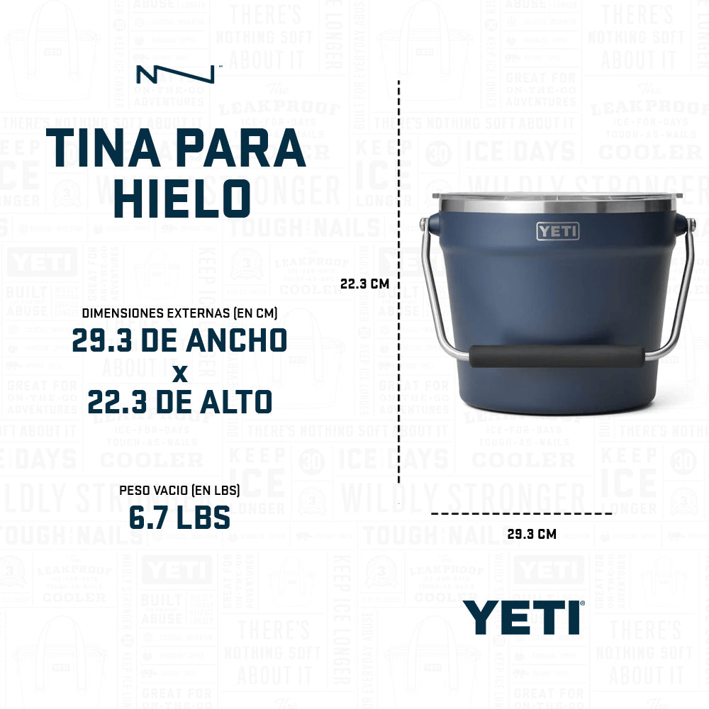 CUBETA YETI TINA PARA HIELO RIDGELINE 21071507895