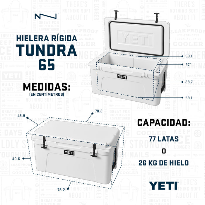 10065440000 HIELERA RIGIDA TUNDRA 65 WETLANDS BROWN MARCA YETI