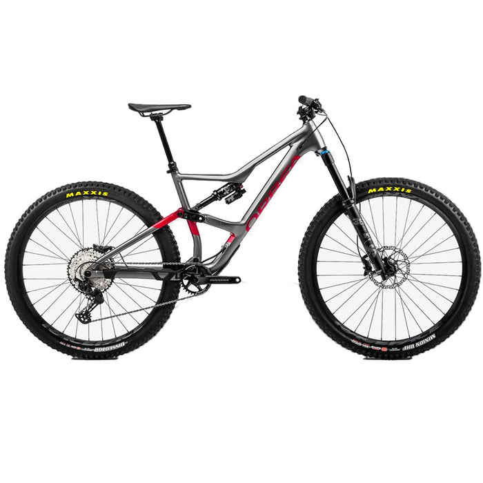 N25617LM BICICLETA ORBEA OCCAM H20 LT 2023 GLITTER ANTHRACITE - METALLIC RED (GLOSS) T. M