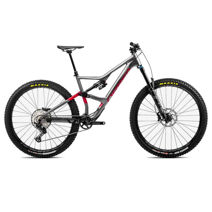 N25617LM BICICLETA ORBEA OCCAM H20 LT 2023 GLITTER ANTHRACITE - METALLIC RED (GLOSS) T. M