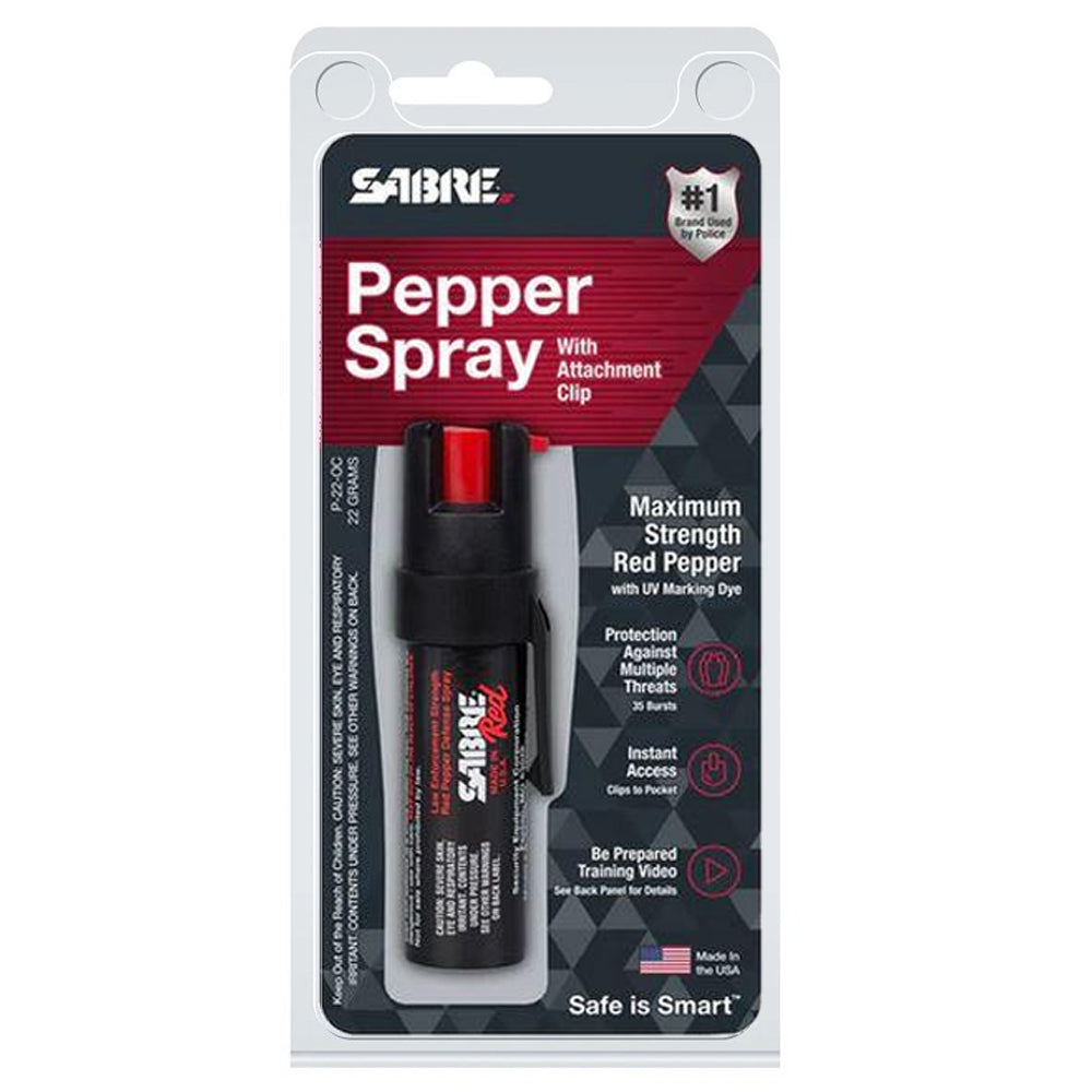 P-22-OC GAS PIMIENTA 22 GRMS. NEGRO MARCA SABRE