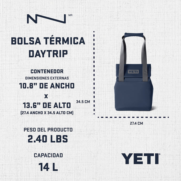 18060131778 BOLSA TERMICA DAYTRIP 14L CHARCOAL MARCA YETI