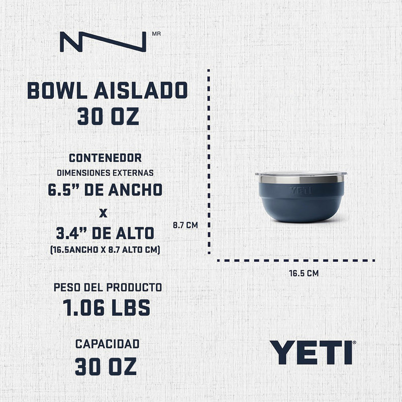 21071505266 BOWL AISLADO 1QT MARINO MARCA YETI