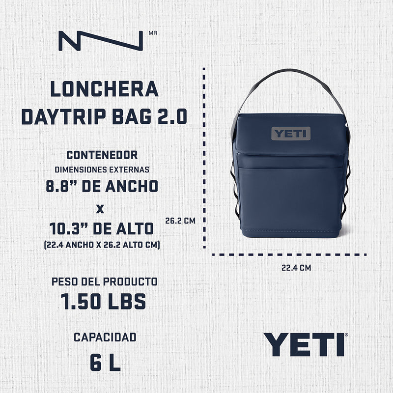 18060131772 LONCHERA DAYTRIP BAG 2.0 6L NEGRO MARCA YETI