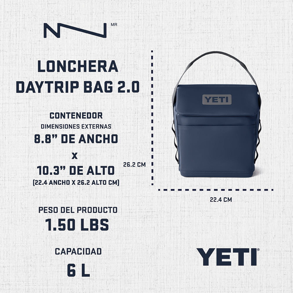 18060131777 LONCHERA DAYTRIP BAG 2.0 6L CHARCOAL MARCA YETI