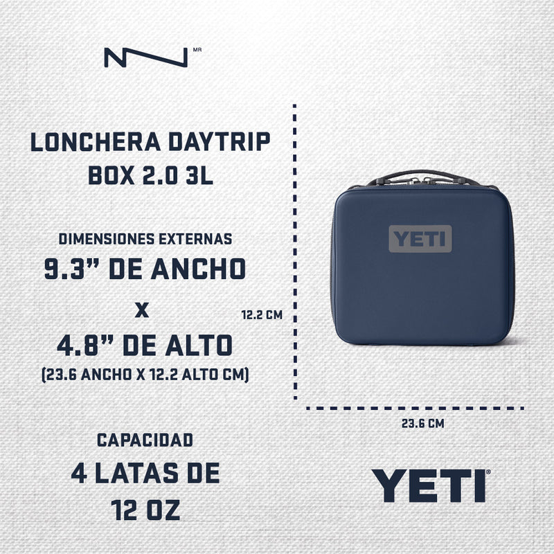 18060131862 LONCHERA DAYTRIP BOX 2.0 3L CHARCOAL MARCA YETI