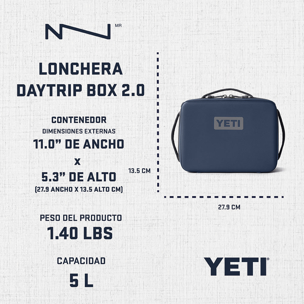 18060131936 LONCHERA DAYTRIP BOX 2.0 5L CLASSIC NAVY MARCA YETI