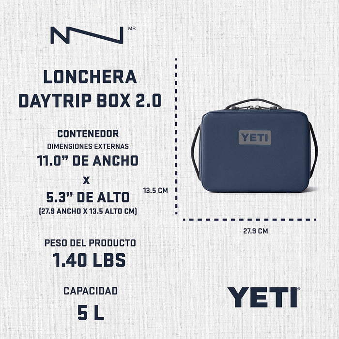 18060131767 LONCHERA DAYTRIP BOX 2.0 5L NEGRO MARCA YETI