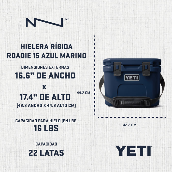 10033160000 HIELERA RIGIDA ROADIE 15 CHARCOAL MARCA YETI