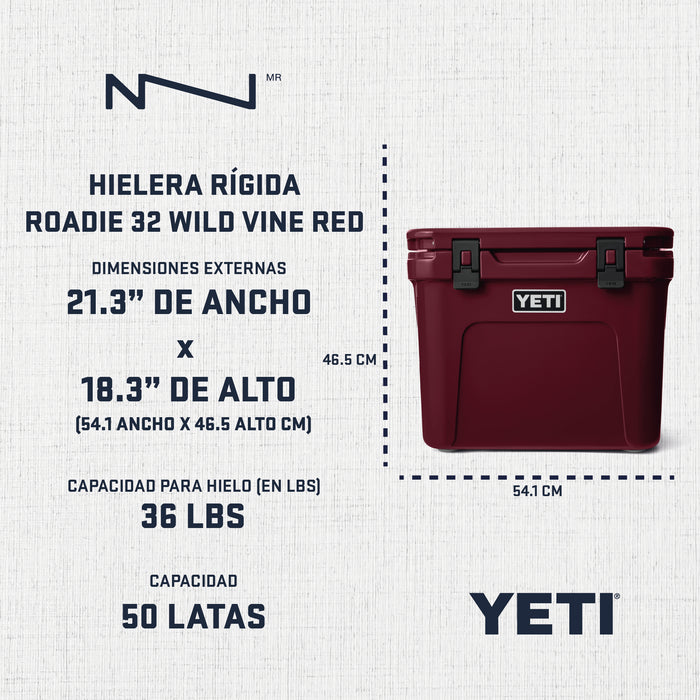 10032200000 HIELERA RIGIDA ROADIE 32 MARINO MARCA YETI