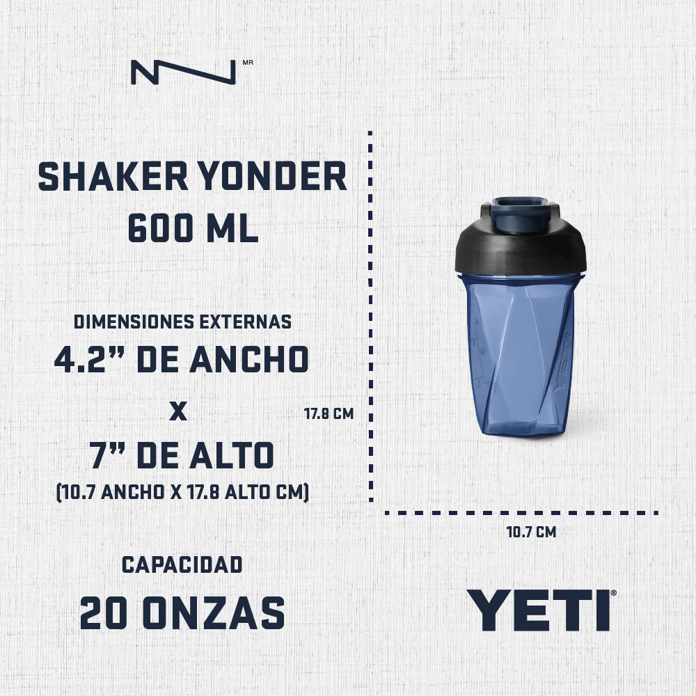 21071508845 BOTELLA SHAKER YONDER 20oz RESCUE RED MARCA YETI