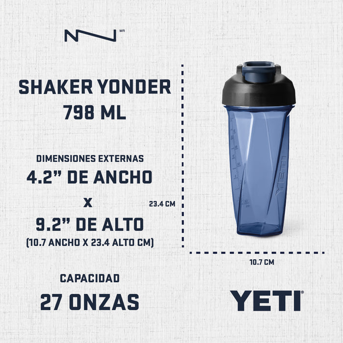 21071508850 BOTELLA SHAKER YONDER 27oz CHARCOAL MARCA YETI