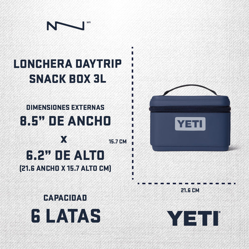 18060132021 LONCHERA DAYTRIP SNACK BOX 3L CHARCOAL MARCA YETI