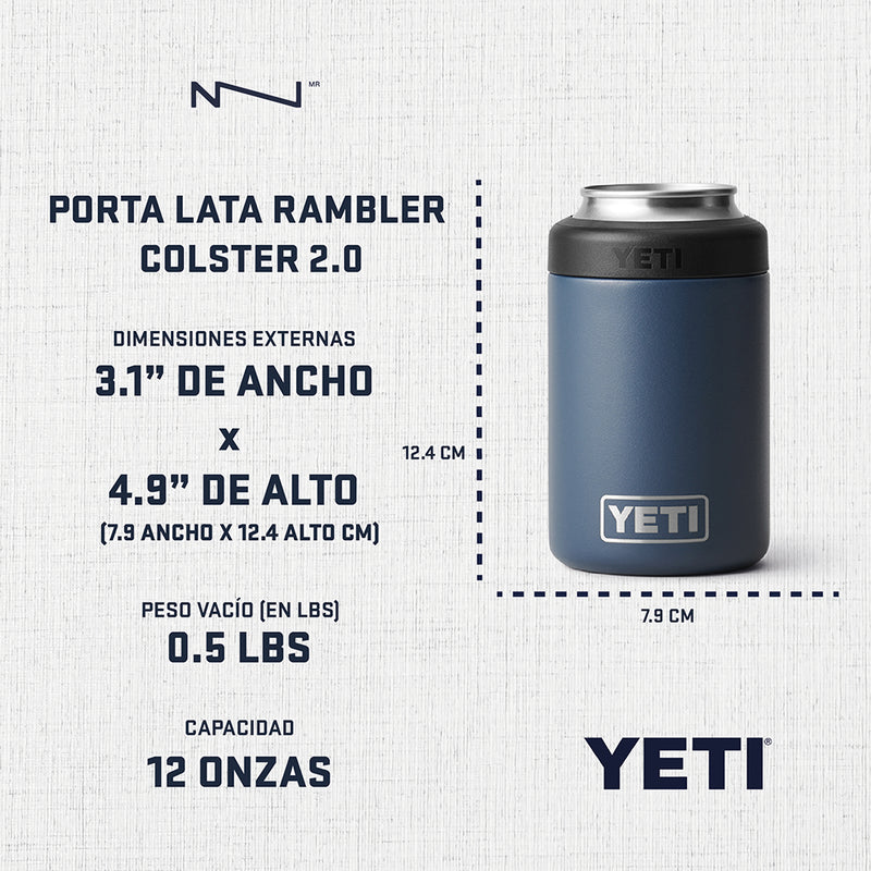 21071508876 PORTA LATA RAMBLER COLSTER 2.0 ROYAL BLUE MARCA YETI