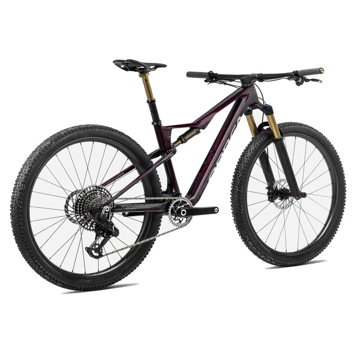 R24205CJ BICICLETA OIZ M TEAM AXS 2024 WINE RED CARB VIEW- TITANIUM (GLOSS) MARCA ORBEA T. M