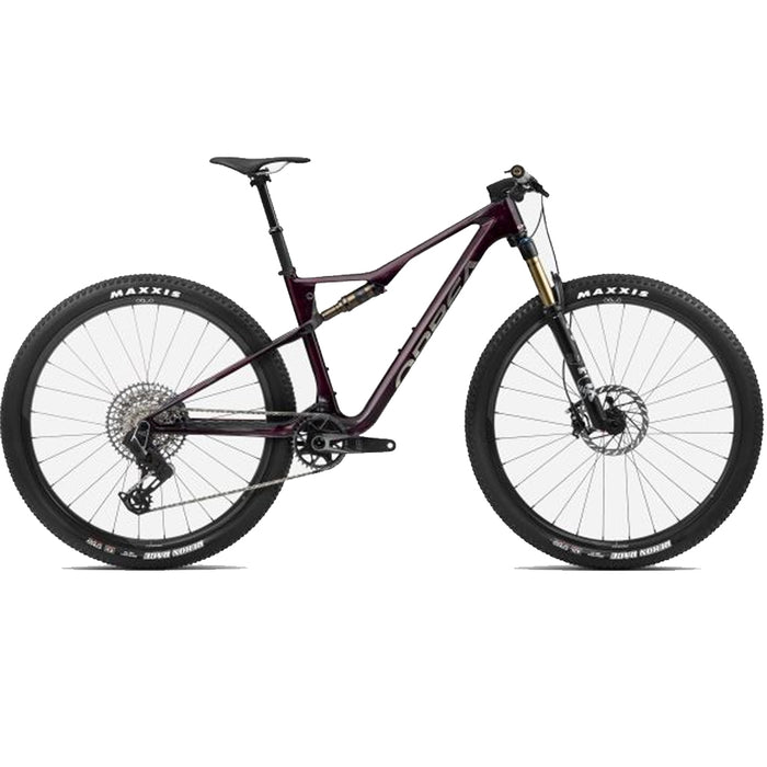 R24205CJ BICICLETA OIZ M TEAM AXS 2024 WINE RED CARB VIEW- TITANIUM (GLOSS) MARCA ORBEA T. M