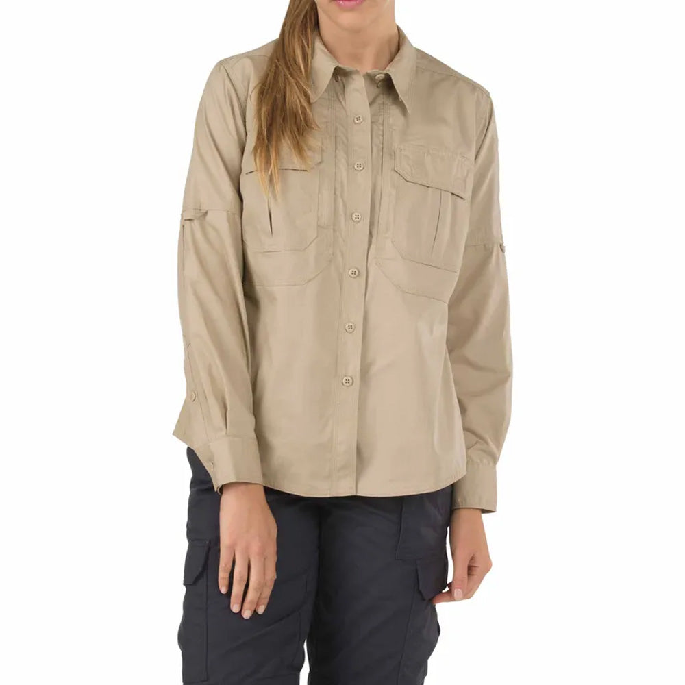 62070 CAMISA TACLITE PRO PARA DAMA MANGA LARGA MARCA 5.11 TACTICAL