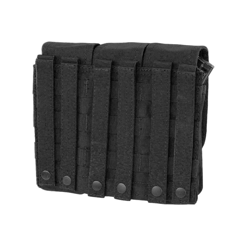 MA33-002 PORTA CARGADOR TRIPLE NEGRO MARCA CONDOR