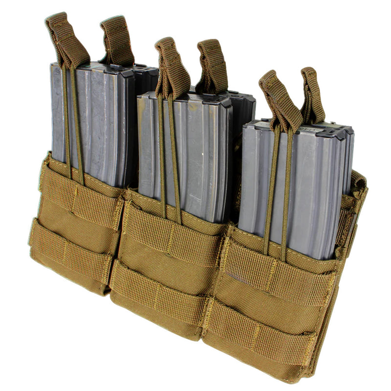 MA44-498 PORTA CARGADOR TRIPLE M4 COYOTE MARCA CONDOR