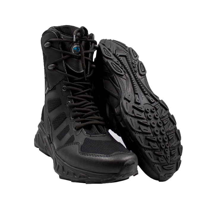 BOTAS TACTICAS POLICIAL MILITAR MARCA PANTHER CON CIERRE LATERAL