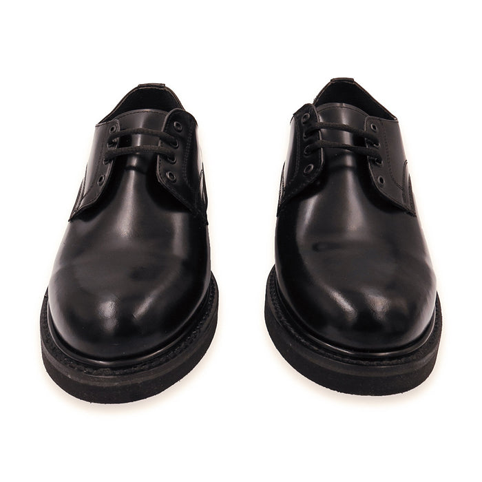 110201 ZAPATO CHOCLO PIEL OSCARIA NEGRO MARCA PANTHER