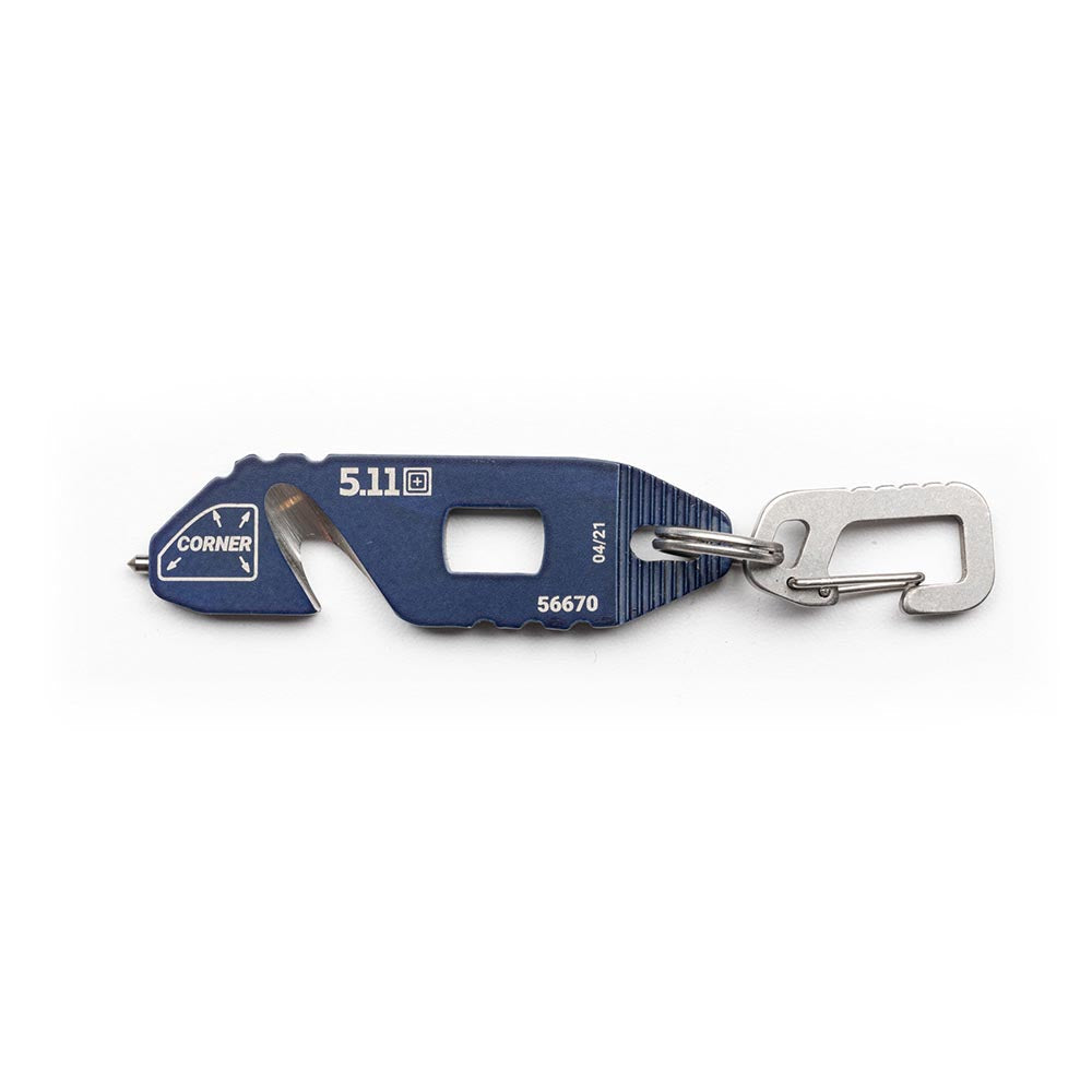 LLAVERO CON DESTAPADOR 5.11 TACTICAL EDT RESCUE AZUL 56670-694