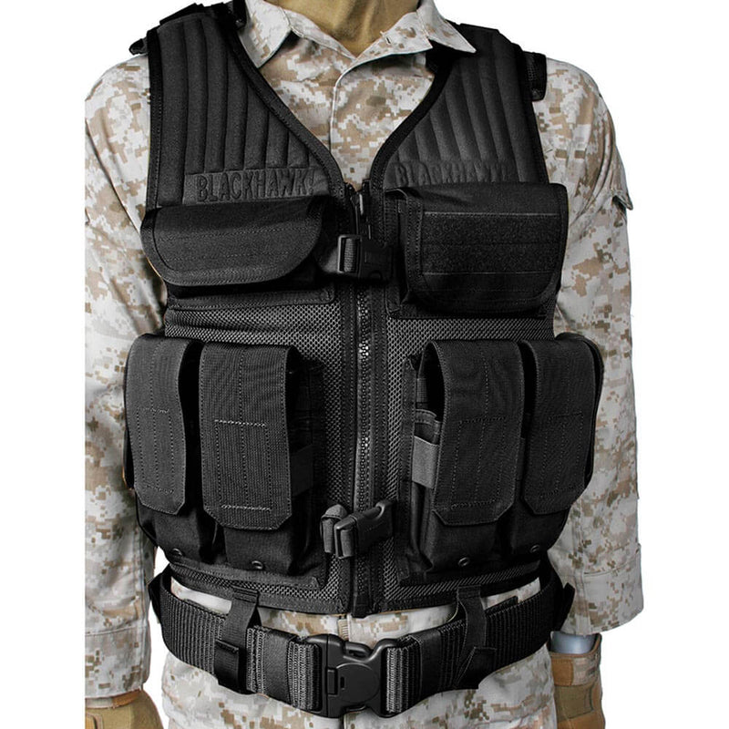 30EV03BKA CHALECO TACTICO OMEGA ELITE NEGRO MARCA BLACKHAWK