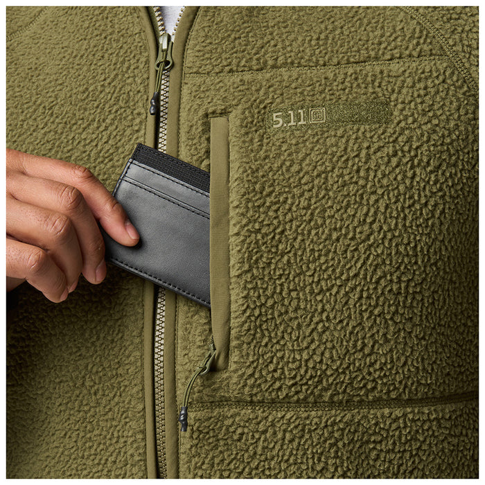 78062-206 CHAMARRA HQ TECH FLEECE FIELD GREEN MARCA 5.11 TACTICAL