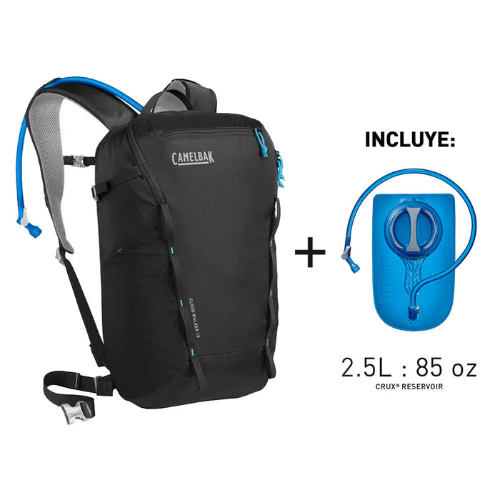 2531004000 MOCHILA DE HIDRATACIÓN CLOUD WALKER 18 85oz NEGRO MARCA CAMELBAK