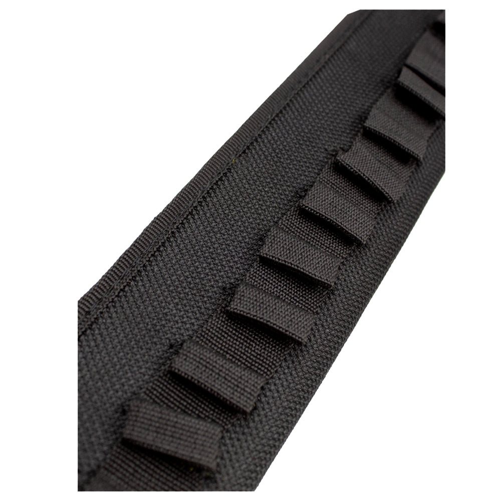 900101 CARTUCHERA 12 TIROS P/ESCOPETA NEGRA MARCA PANTHER