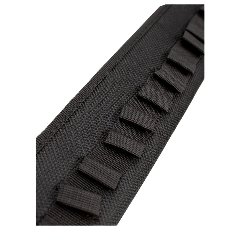 900101 CARTUCHERA 12 TIROS P/ESCOPETA NEGRA MARCA PANTHER
