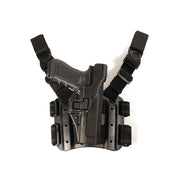 FUNDA PIERNERA BLACKHAWK SERPA NIVEL 3 PARA GLOCK 17 DERECHA 430600BK-R
