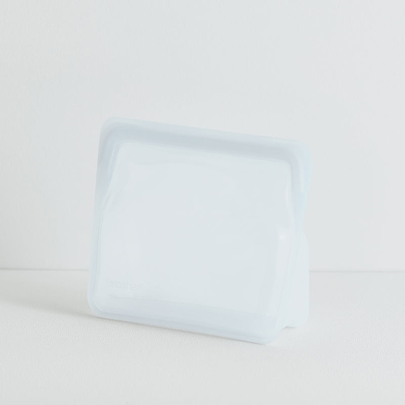STSU01 BOLSA REUTILIZABLE DE SILICONA STAND-UP MID CLEAR MARCA STASHER