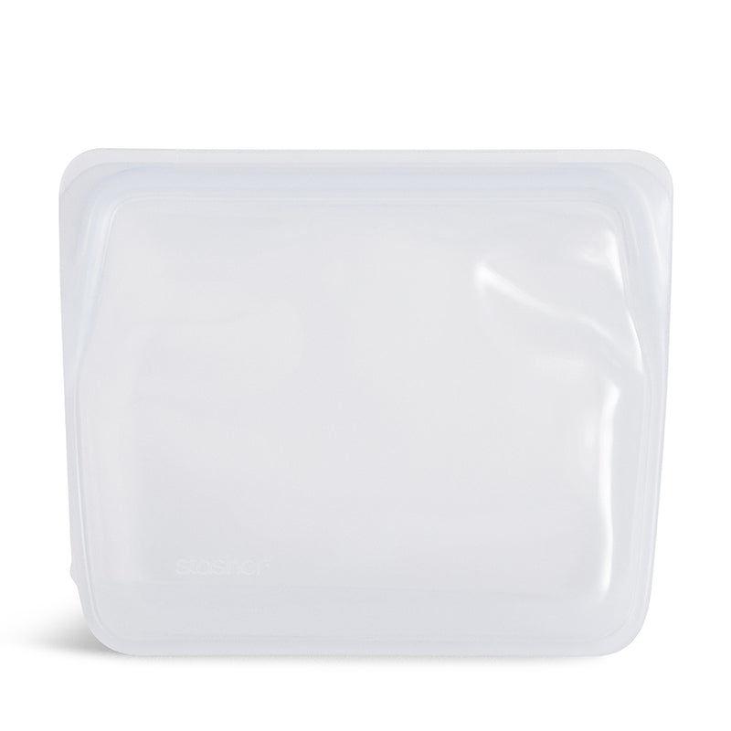 STSU01 BOLSA REUTILIZABLE DE SILICONA STAND-UP MID CLEAR MARCA STASHER