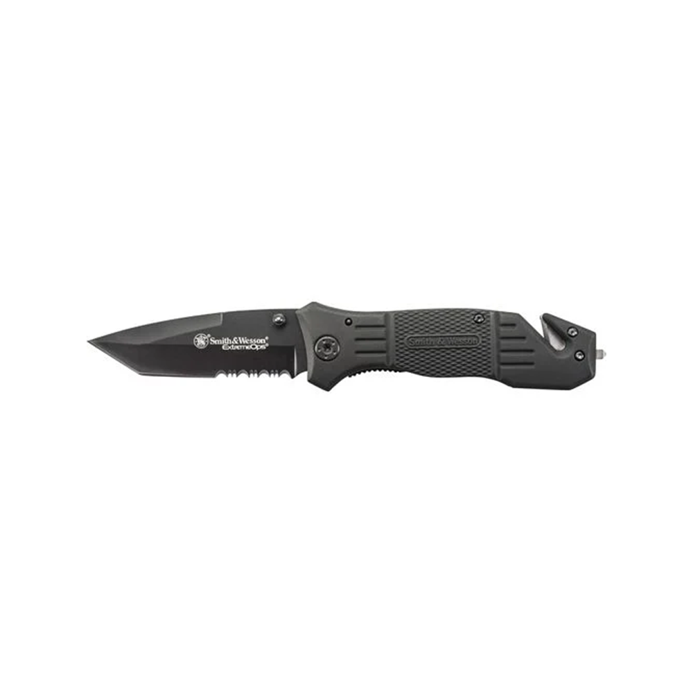 NAVAJA SMITH&WESSON EXTREME OPS DROP POINT NEGRA SWFR2S