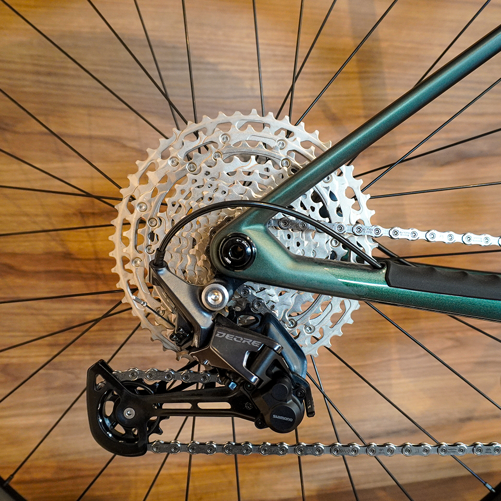BICICLETA ORBEA ALMA M50 2026 SEAWEED CARBON VIEW MEDIANA T21305FA