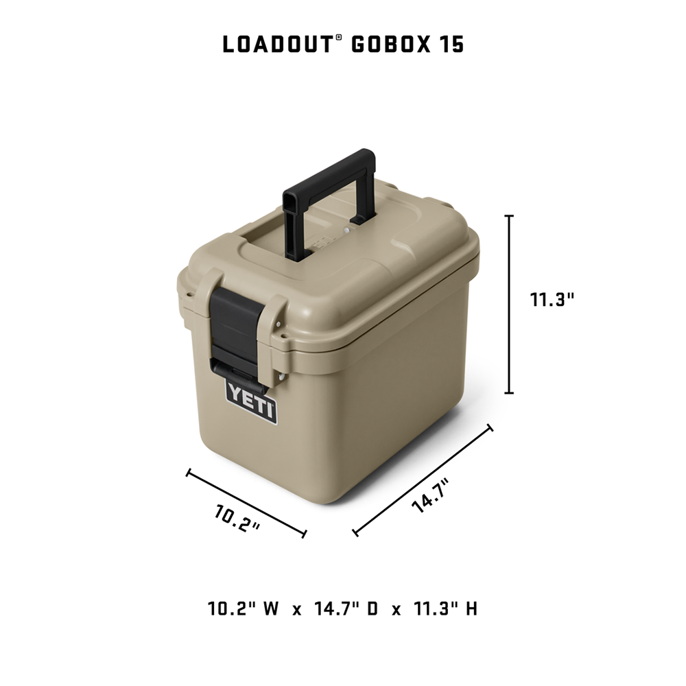 26010000534 CAJA MULTIUSOS LOADOUT GOBOX 15 TAN MARCA YETI