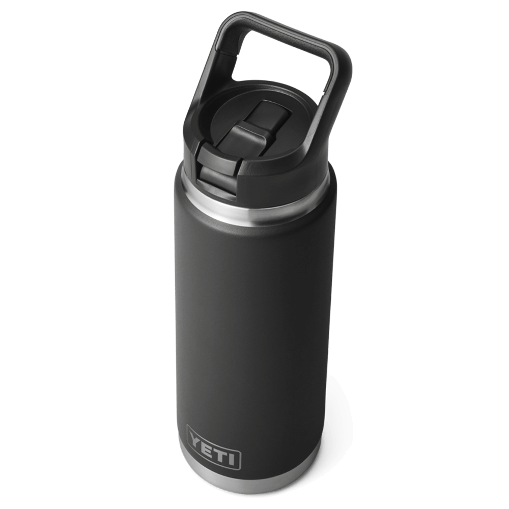 21071504106 TERMO RAMBLER 26oz STRAW BOTTLE NEGRO MARCA YETI