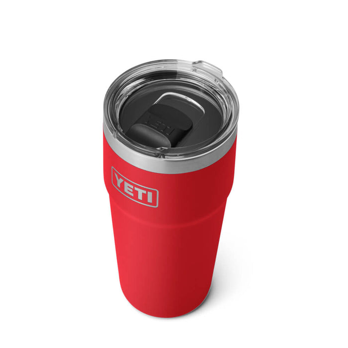 21071501387 TERMO RAMBLER 16oz STACKABLE PINT RESCUE RED MARCA YETI