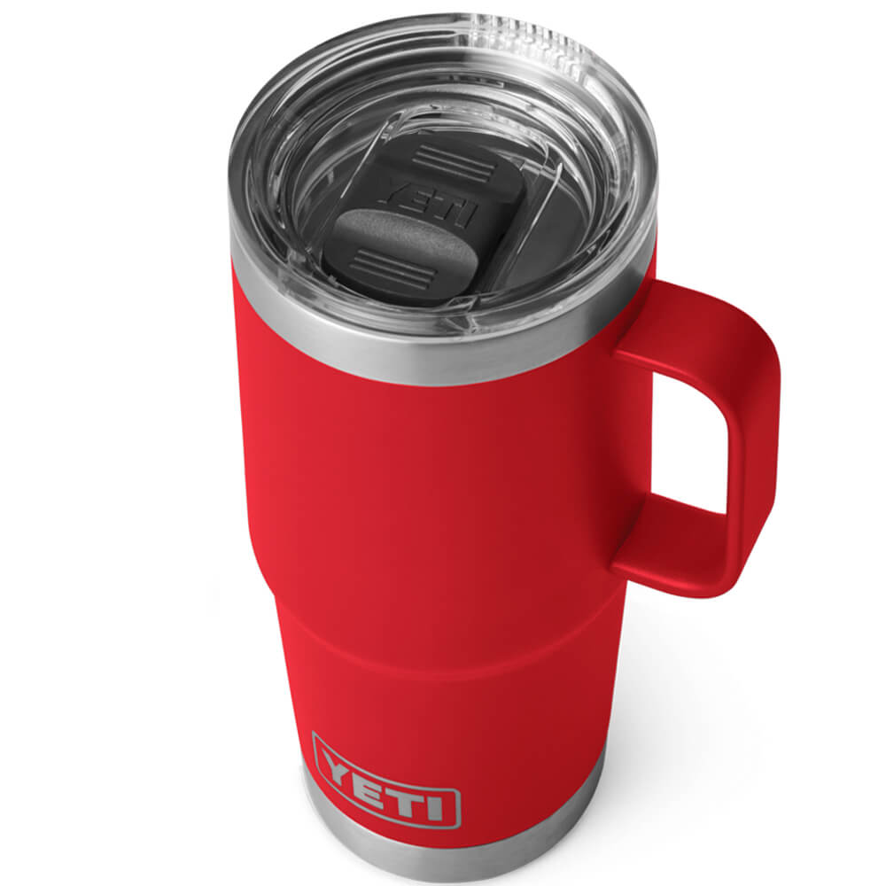 TAZA YETI 20oz TRAVEL MUG CON TAPA STRONGHOLD RESCUE RED 21071503878