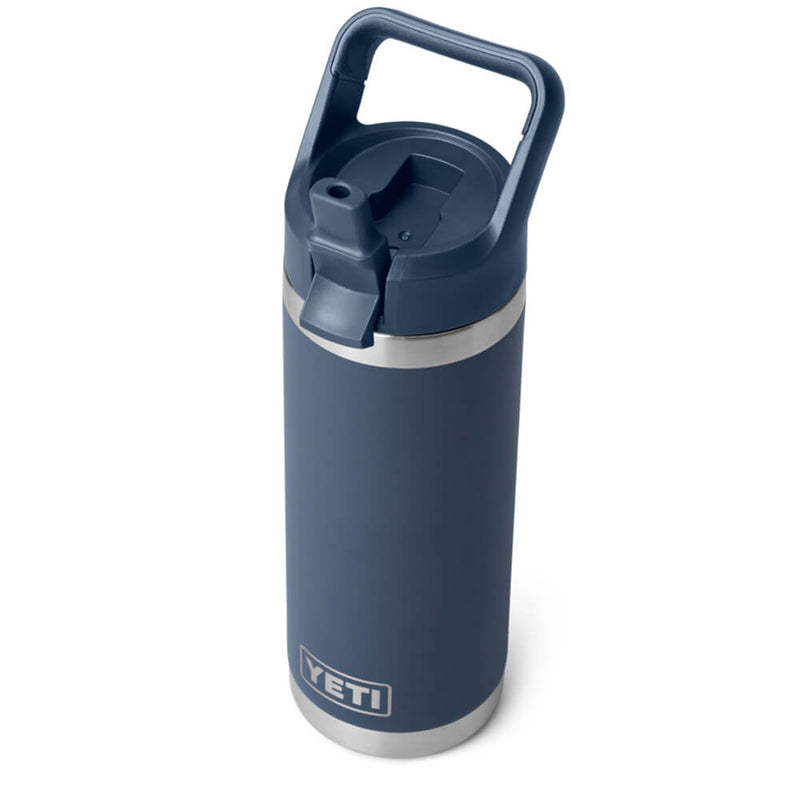 21071504084 TERMO RAMBLER 18oz BOTTLE STRAW CAP COLOR MATCHED MARINO MARCA YETI