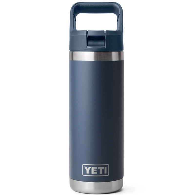 21071504084 TERMO RAMBLER 18oz BOTTLE STRAW CAP COLOR MATCHED MARINO MARCA YETI