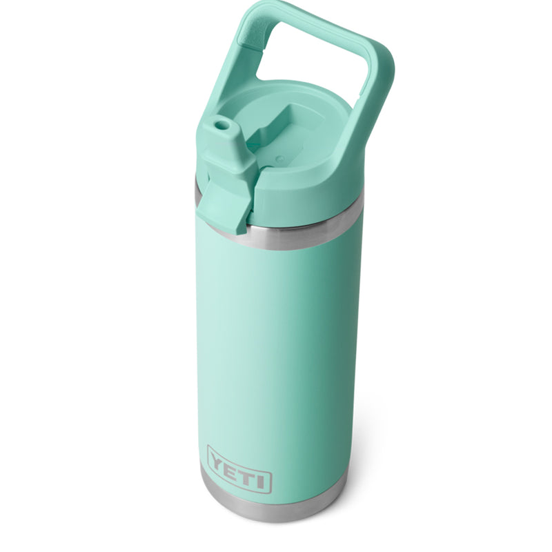 21071504085 TERMO RAMBLER 18oz BOTTLE STRAW CAP COLOR MATCHED SEAFOAM MARCA YETI