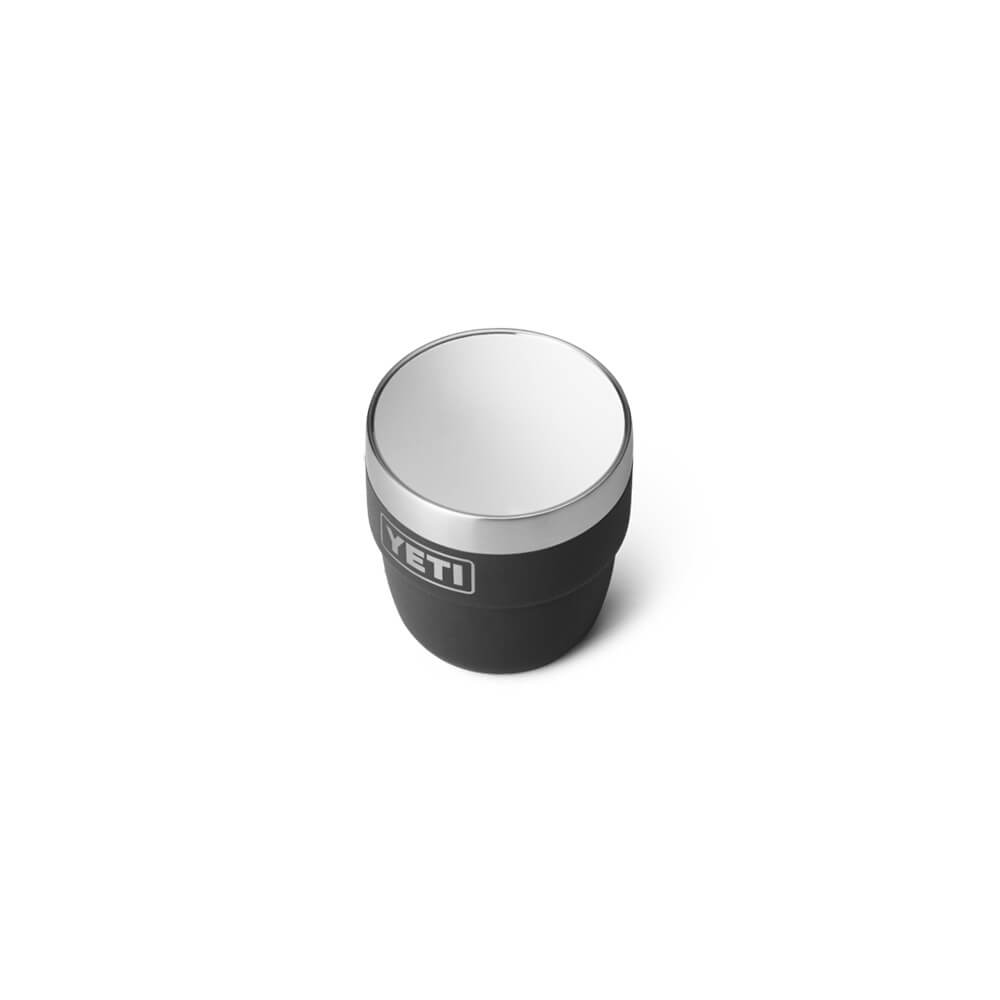 21071504000 TAZA RAMBLER 4oz STACKABLE 2 PIEZAS NEGRO MARCA YETI