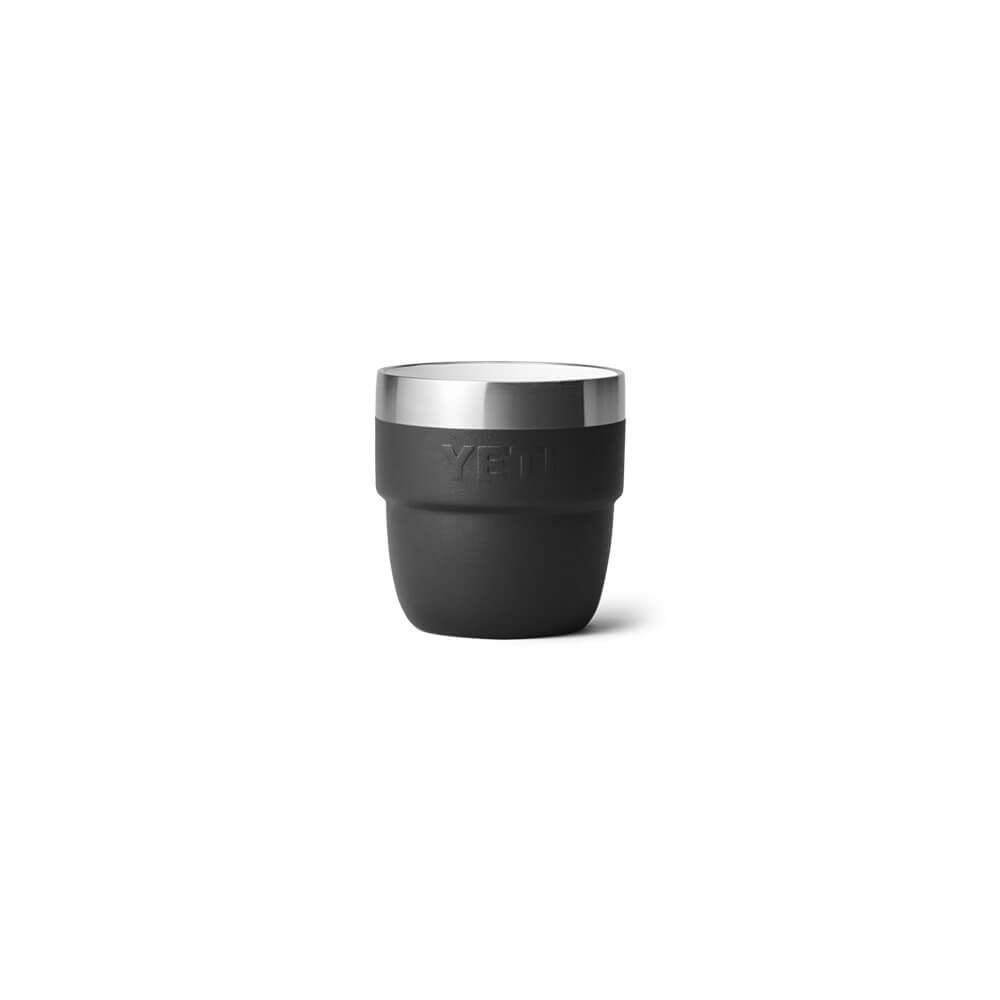 21071504000 TAZA RAMBLER 4oz STACKABLE 2 PIEZAS NEGRO MARCA YETI