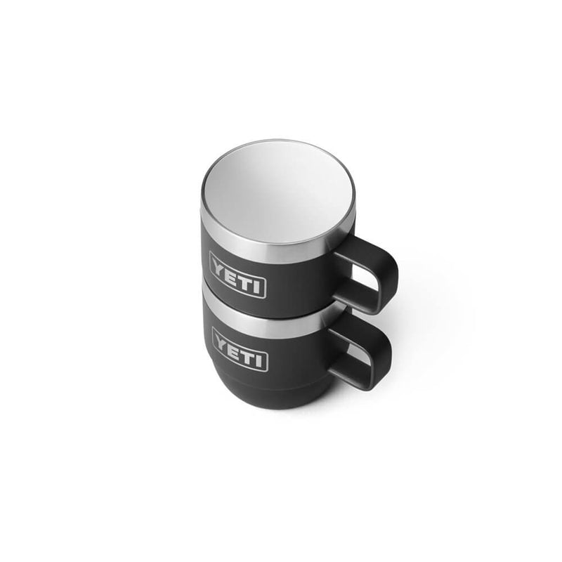 21071503788 TAZA RAMBLER 6oz STACKABLE 2 PIEZAS NEGRO MARCA YETI