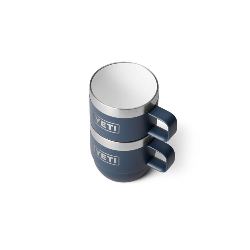 21071503790 TAZA RAMBLER 6oz STACKABLE 2 PIEZAS MARINO MARCA YETI
